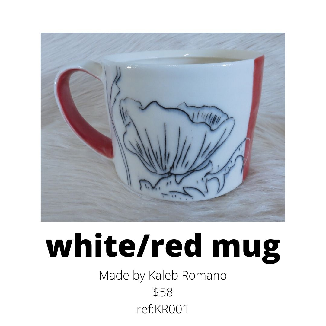 poppy mug by Kaleb