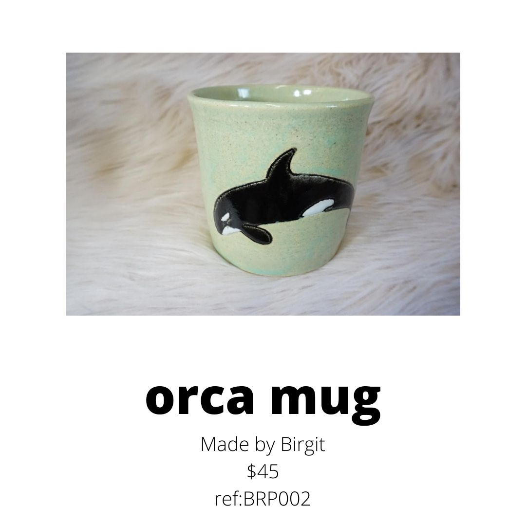 Birgit orca mug for sale