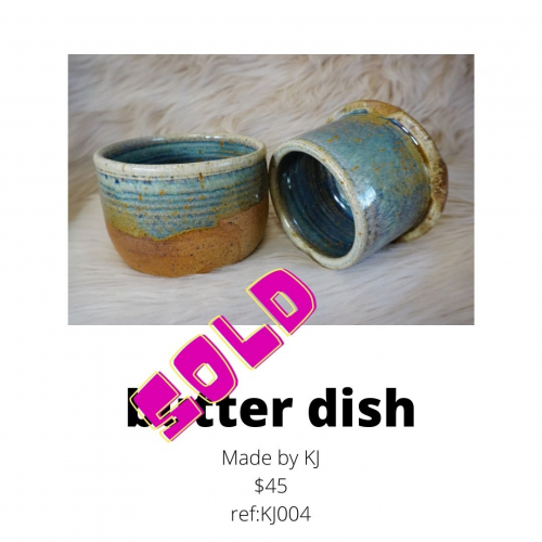 KJ wood fired butter dish for sale